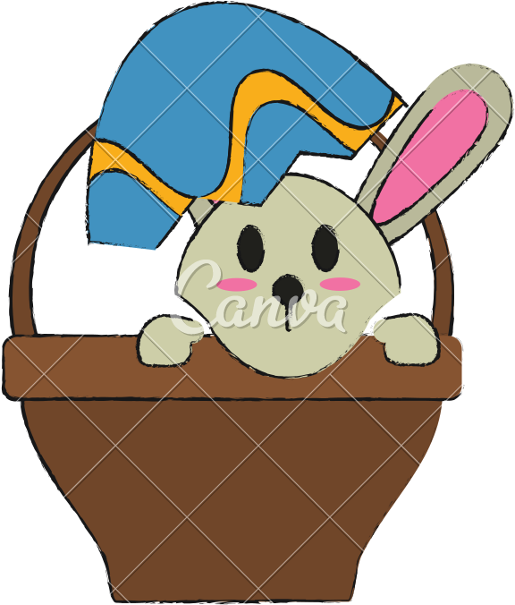 Bunny And Easter Eggs - Bunny And Easter Eggs (800x800)