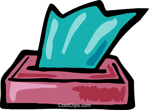 Facial Tissue Royalty Free Vector Clip Art Illustration - Facial Tissue Royalty Free Vector Clip Art Illustration (480x354)