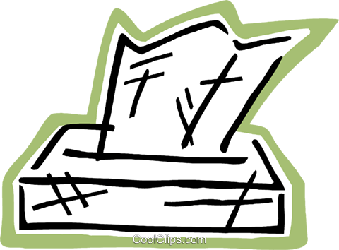 Facial Tissue Royalty Free Vector Clip Art Illustration - Facial Tissue Royalty Free Vector Clip Art Illustration (480x354)