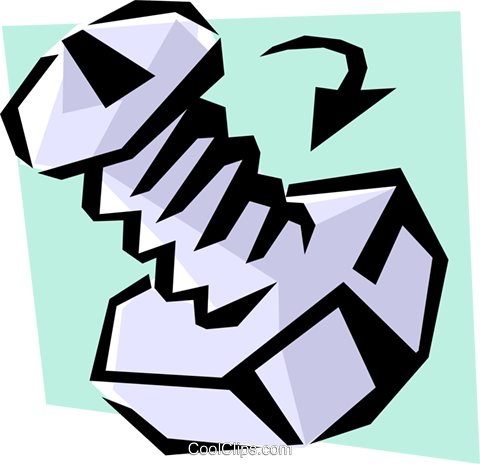 Nuts & Bolts Royalty Free Vector Clip Art Illustration - Nuts & Bolts Royalty Free Vector Clip Art Illustration (480x464)
