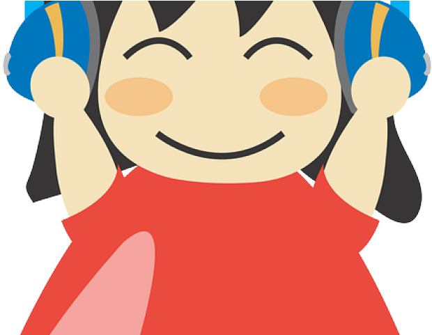Headphones Clipart Girl - Headphones Clipart Girl (640x480)