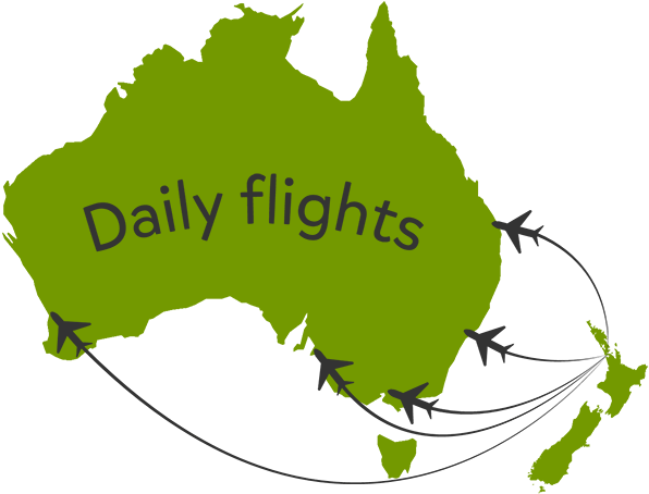 Daily Flights From Nz To Au - Daily Flights From Nz To Au (600x463)