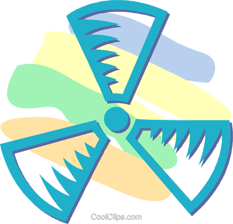 Radioactive Symbol Royalty Free Vector Clip Art Illustration - Radioactive Symbol Royalty Free Vector Clip Art Illustration (480x462)