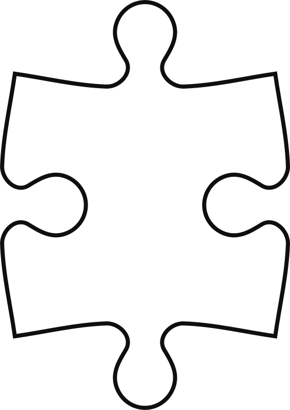 Piece Of Puzzle Clip Art - Piece Of Puzzle Clip Art (566x800)