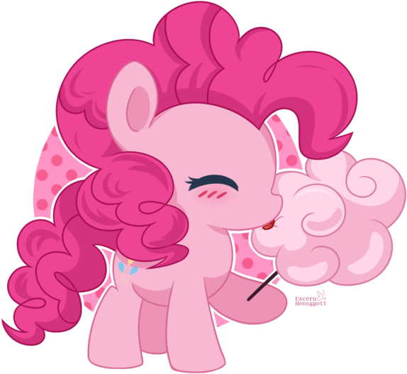 Exceru-karina, Chibi, Cotton Candy, Cute, Diapinkes, - Exceru-karina, Chibi, Cotton Candy, Cute, Diapinkes, (600x600)