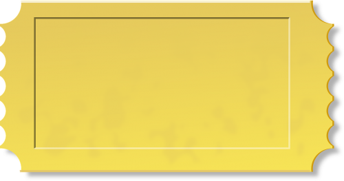 Movie Ticket Stub Clip Art (500x263)