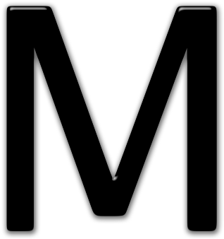 Letter M Black And White Clipart Clipart Suggest - Letter M Black And White Clipart Clipart Suggest (420x420)