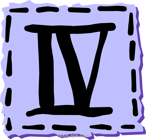 Roman Numerals Royalty Free Vector Clip Art Illustration - Roman Numerals Royalty Free Vector Clip Art Illustration (480x460)