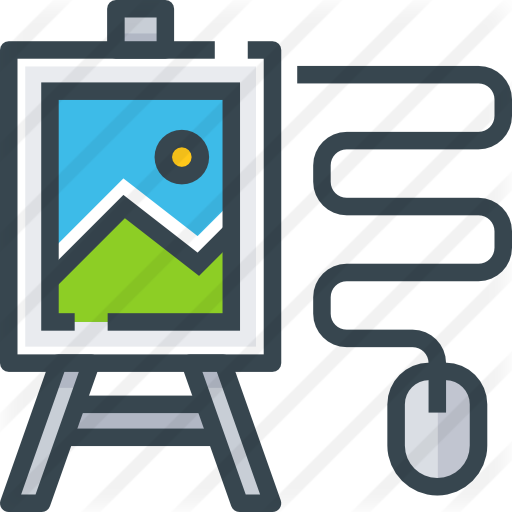 Easel Painting Free Icon - Easel Painting Free Icon (512x512)