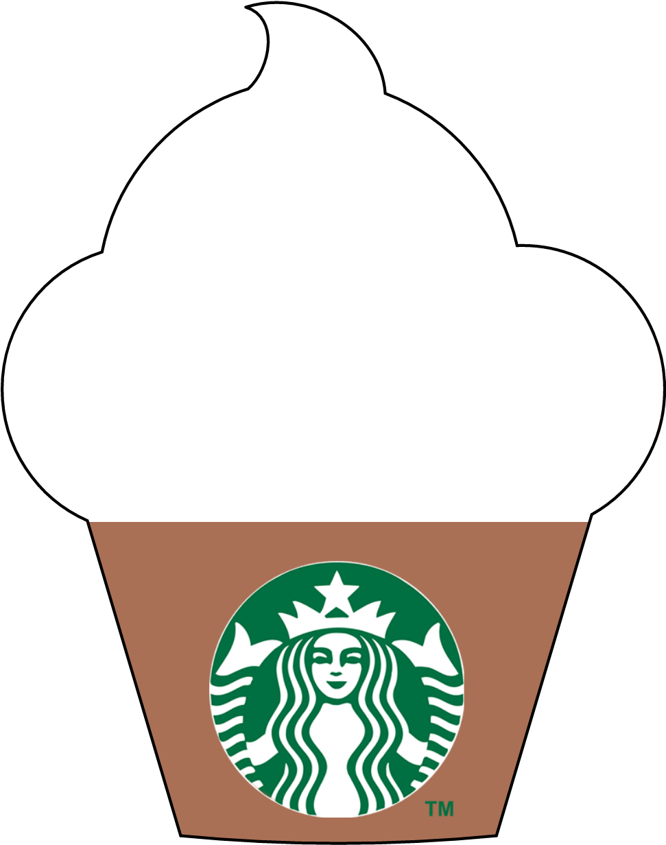 Starbucks Clipart Label - Starbucks Clipart Label (970x1244)