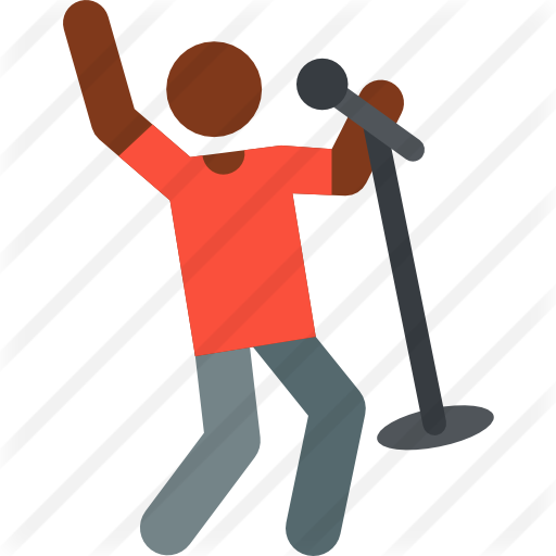Singer Free Icon - Singer Free Icon (512x512)