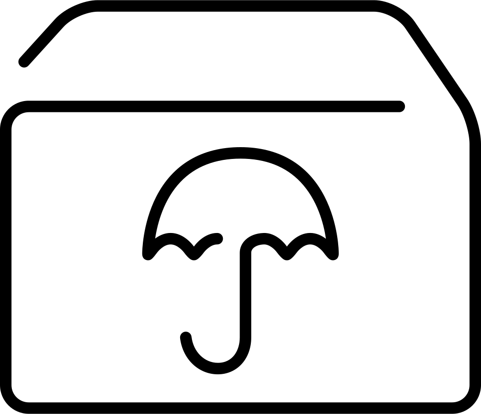 Logistics Box Package Outline For Fragile Content Comments - Logistics Box Package Outline For Fragile Content Comments (980x844)