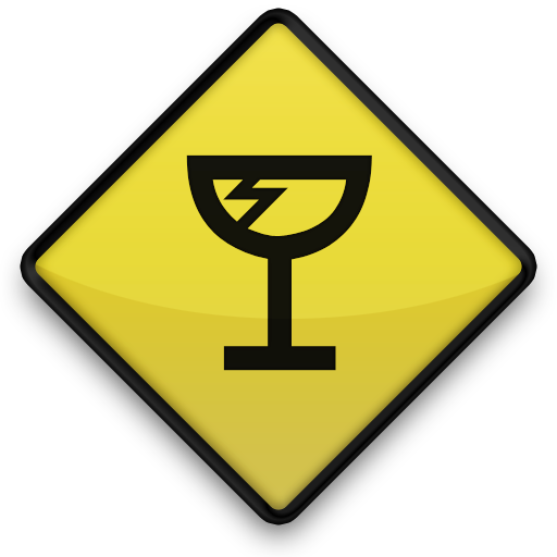 Fragile Sign Clipart - Fragile Sign Clipart (512x512)