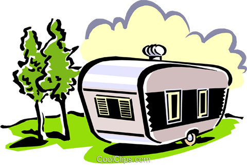 Trailer Royalty Free Vector Clip Art Illustration - Trailer Royalty Free Vector Clip Art Illustration (480x325)