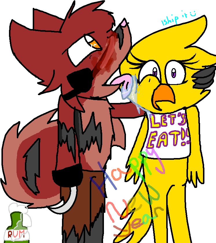 New Years 2015 Fnaf Style By Mrmooseart - New Years 2015 Fnaf Style By Mrmooseart (802x878)