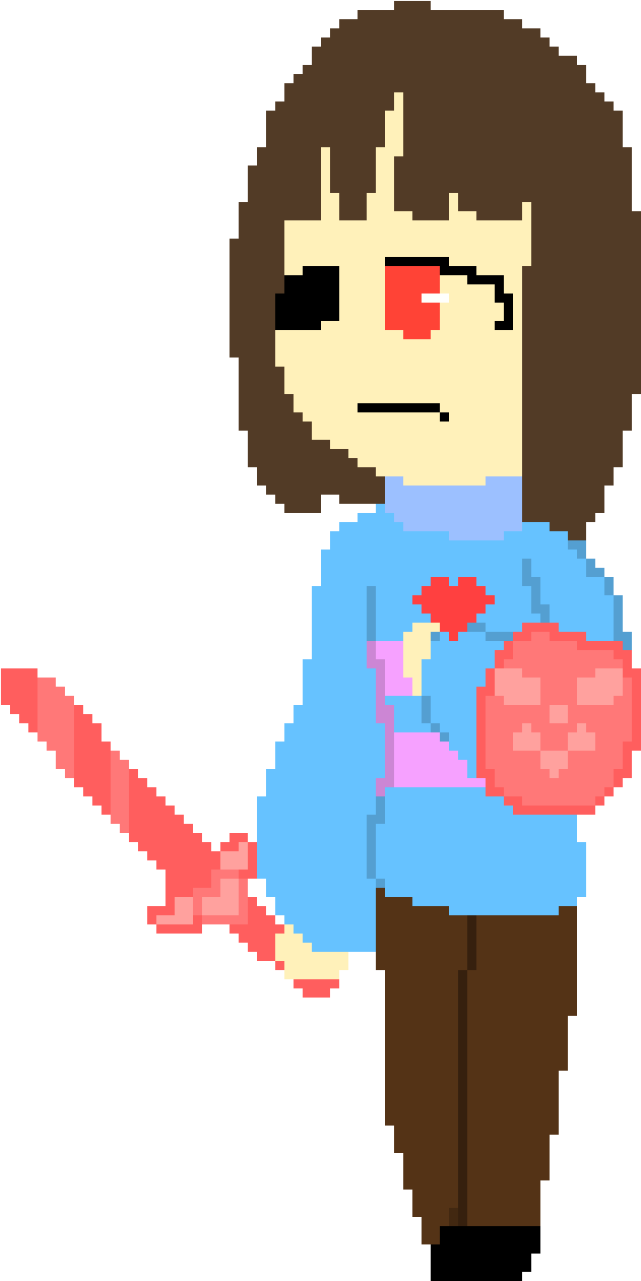Glitchtale Frisk - Glitchtale Frisk (840x1420)