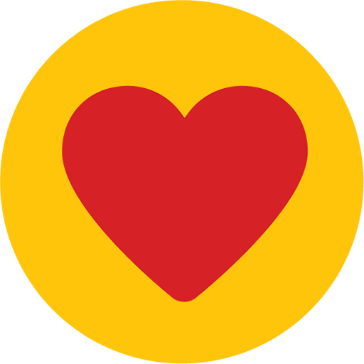 Red Heart-shaped - Red Heart-shaped (512x512)