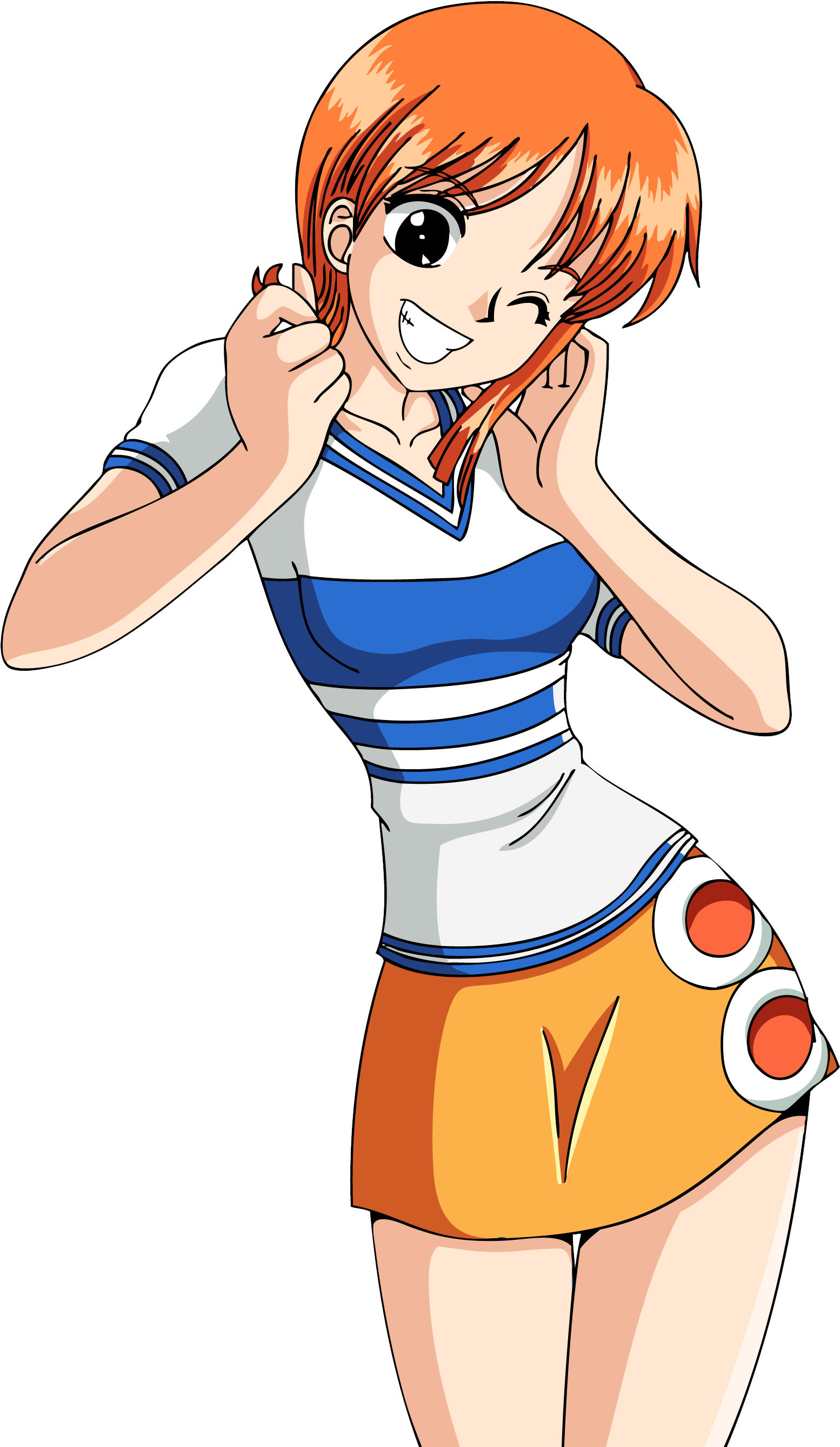 Nami One Piece Clipart - Nami One Piece Clipart (1790x2780)