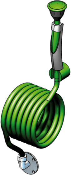 Premiumline Hand-held Eye Shower, One Spray Head, Spiral - Premiumline Hand-held Eye Shower, One Spray Head, Spiral (600x600)