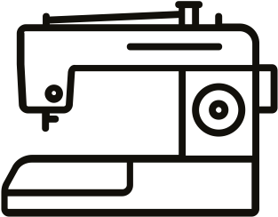 Icon Row1 Black Sewing Machine - Icon Row1 Black Sewing Machine (400x300)