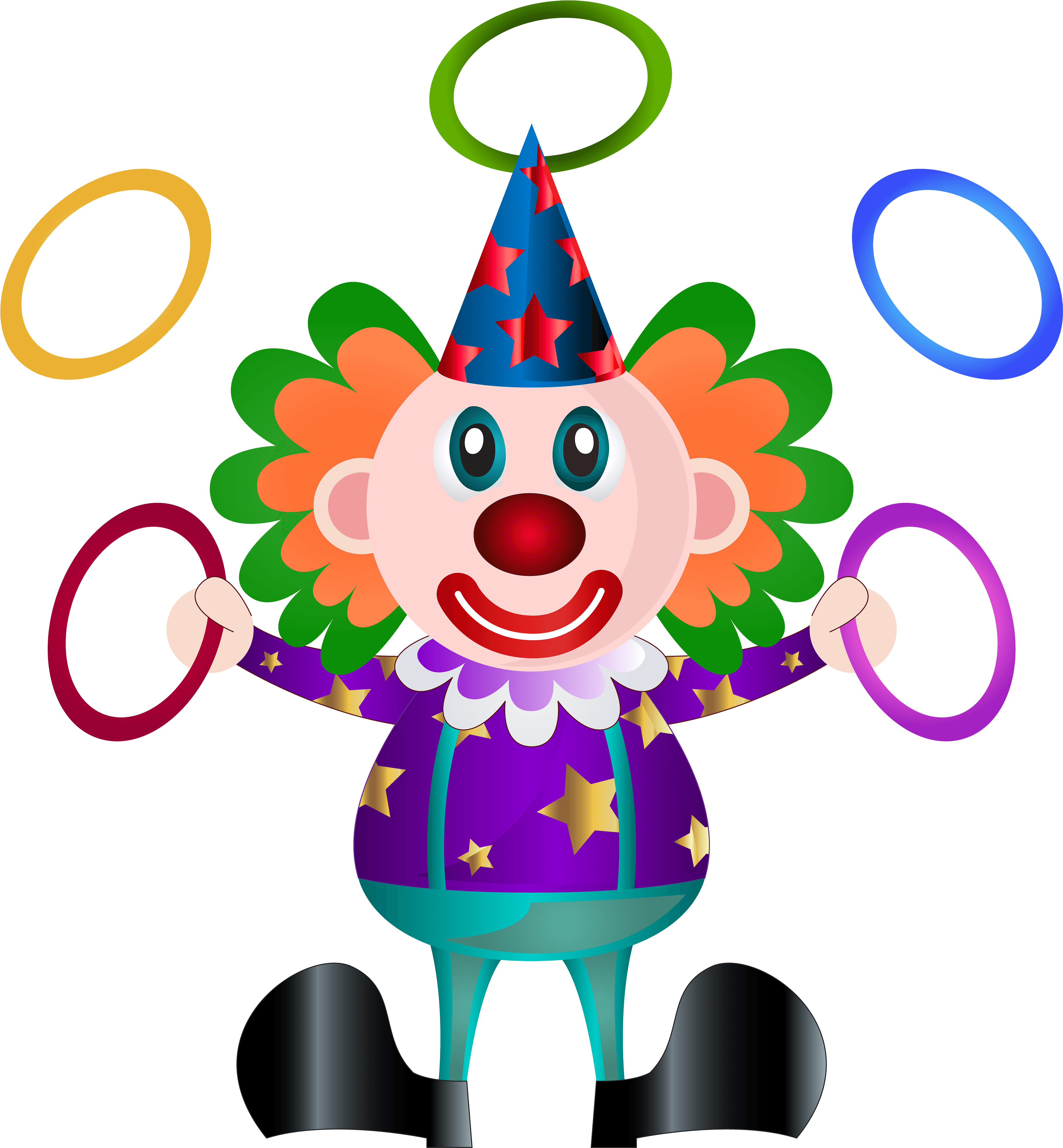 Clown Png Clip Art Picture - Clown Png Clip Art Picture (3705x4000)