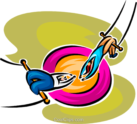Trapeze Artist Royalty Free Vector Clip Art Illustration - Trapeze Artist Royalty Free Vector Clip Art Illustration (480x433)