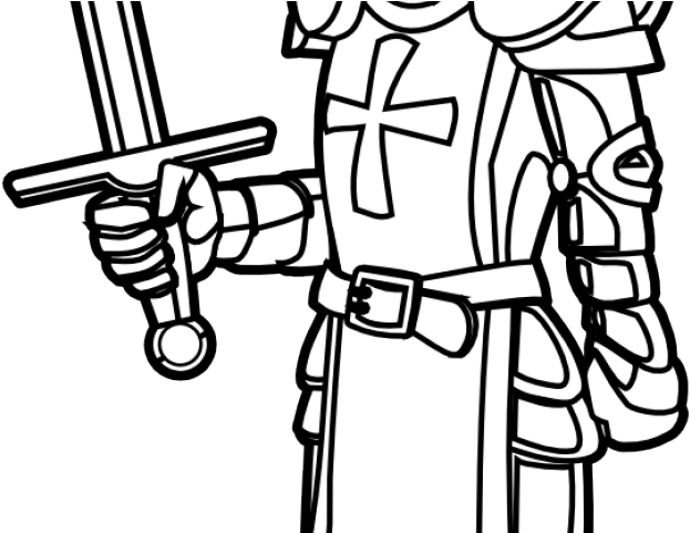 Knight Clipart Horse Line Drawing - Knight Clipart Horse Line Drawing (640x480)
