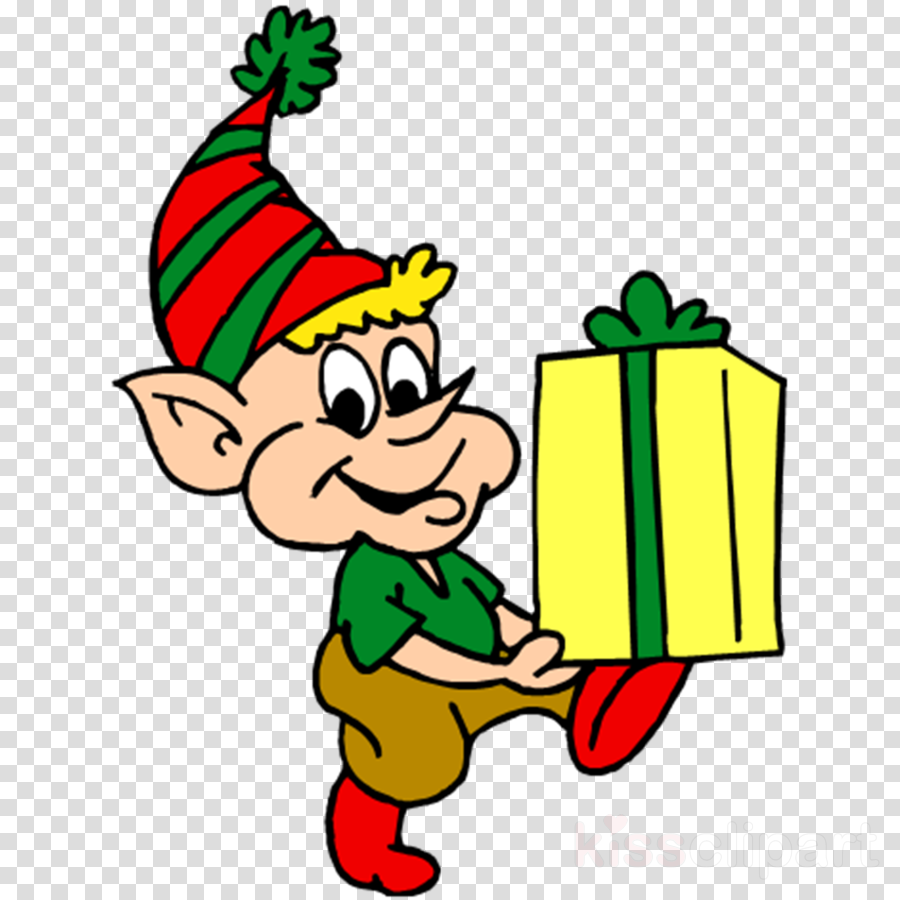 Cartoon Elf Transparent Clipart Santa Claus Christmas - Cartoon Elf Transparent Clipart Santa Claus Christmas (900x900)