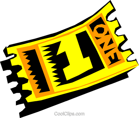 Theatre Tickets Royalty Free Vector Clip Art Illustration - Theatre Tickets Royalty Free Vector Clip Art Illustration (480x407)