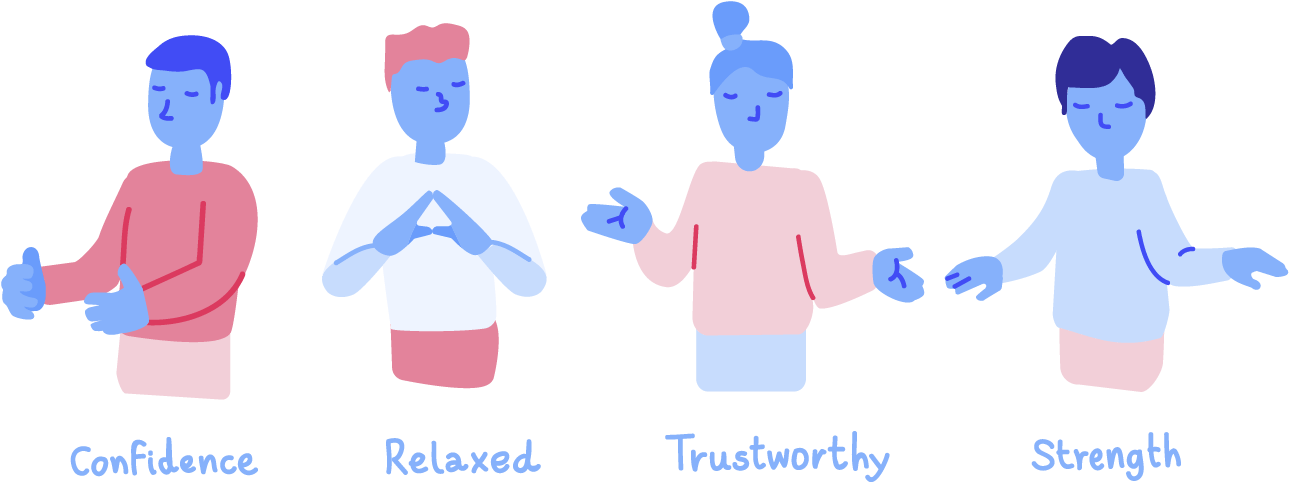 Four Hand Gestures To Help Nonverbal Communication - Four Hand Gestures To Help Nonverbal Communication (1313x616)