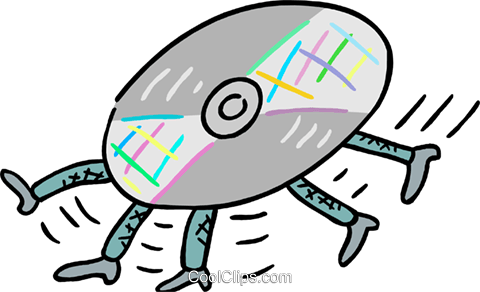 Compact Disk Royalty Free Vector Clip Art Illustration - Compact Disk Royalty Free Vector Clip Art Illustration (480x292)