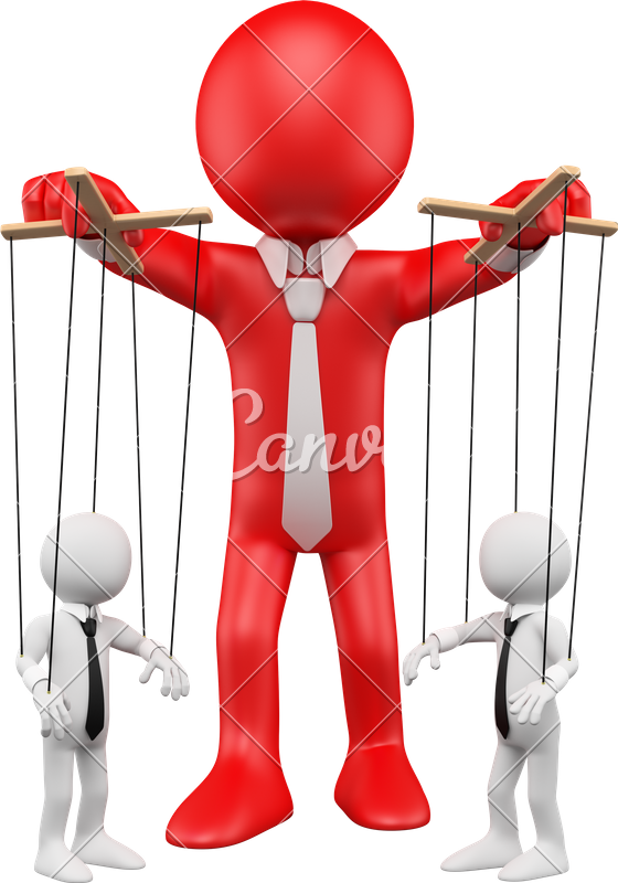 3d Businessman Handling Their Employees Like Marionettes - 3d Businessman Handling Their Employees Like Marionettes (560x800)