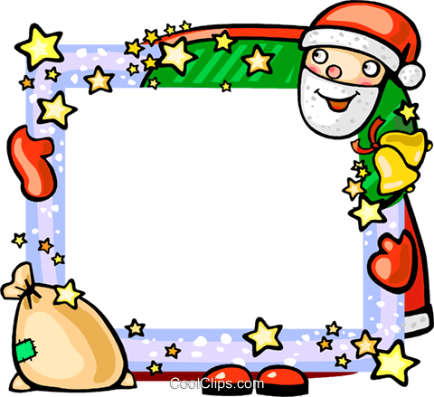 Le Thème De Noël Cadre Vecteurs De Stock Et Clip-art - Le Thème De Noël Cadre Vecteurs De Stock Et Clip-art (480x439)