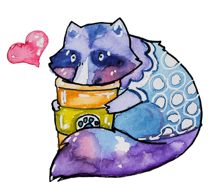 Waddles Is The Raccoon That Comes Up To Eat Bird Seed - Waddles Is The Raccoon That Comes Up To Eat Bird Seed (750x671)