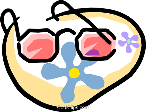 Granny Glasses With Flower Power Royalty Free Vector - Granny Glasses With Flower Power Royalty Free Vector (480x370)