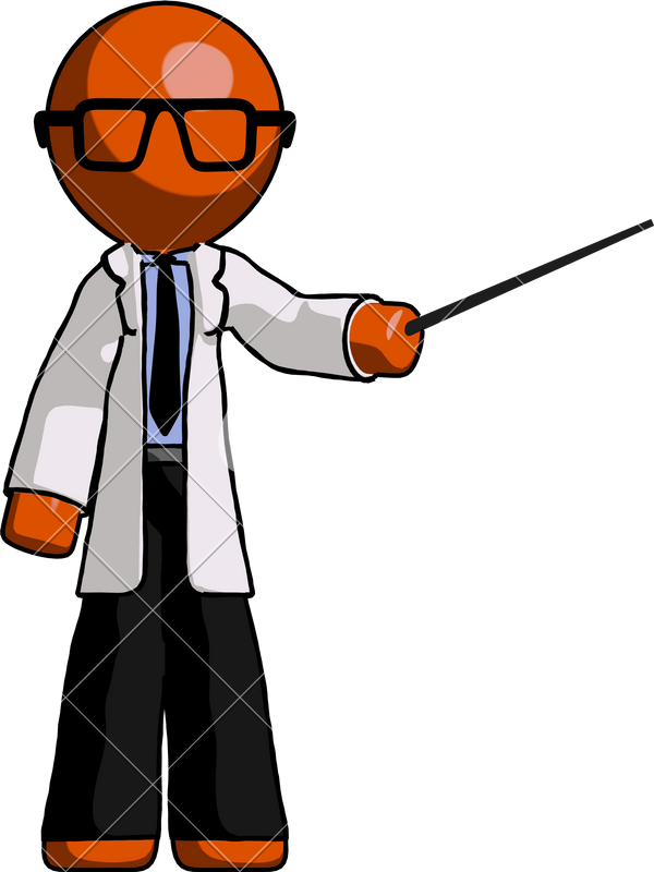 Orange Doctor Scientist Man - Orange Doctor Scientist Man (600x800)