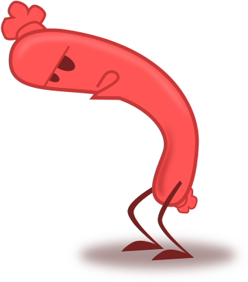 Sausage Tired Tiredpnghtml - Sausage Tired Tiredpnghtml (371x417)