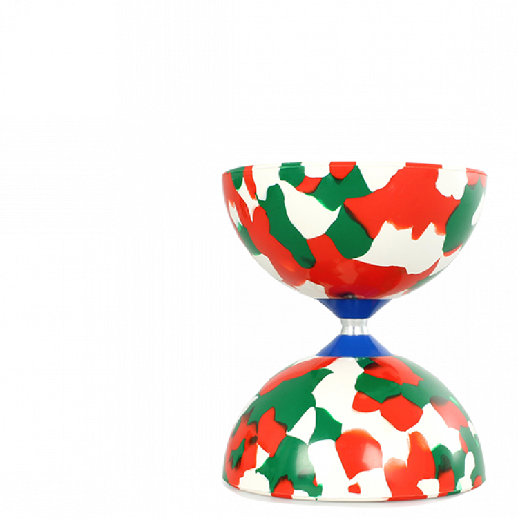 Juggle Dream Jester Diabolo-red/green/white - Juggle Dream Jester Diabolo-red/green/white (750x750)