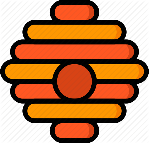 Bee Hive Clipart Easter - Bee Hive Clipart Easter (512x494)