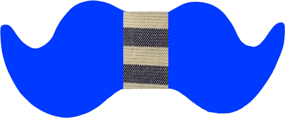 Basic Blue Big Moustache - Basic Blue Big Moustache (1000x1378)