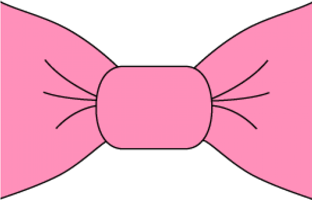Drawn Bow Tie Pink - Drawn Bow Tie Pink (640x480)