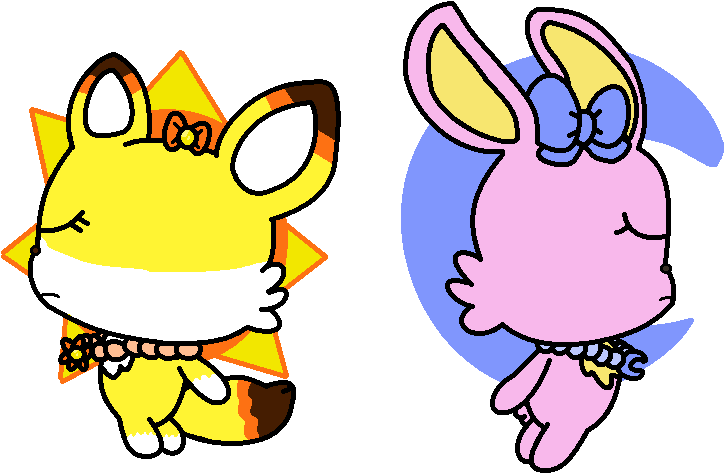 The Sun And The Moon By Harmony Bunny - The Sun And The Moon By Harmony Bunny (775x519)