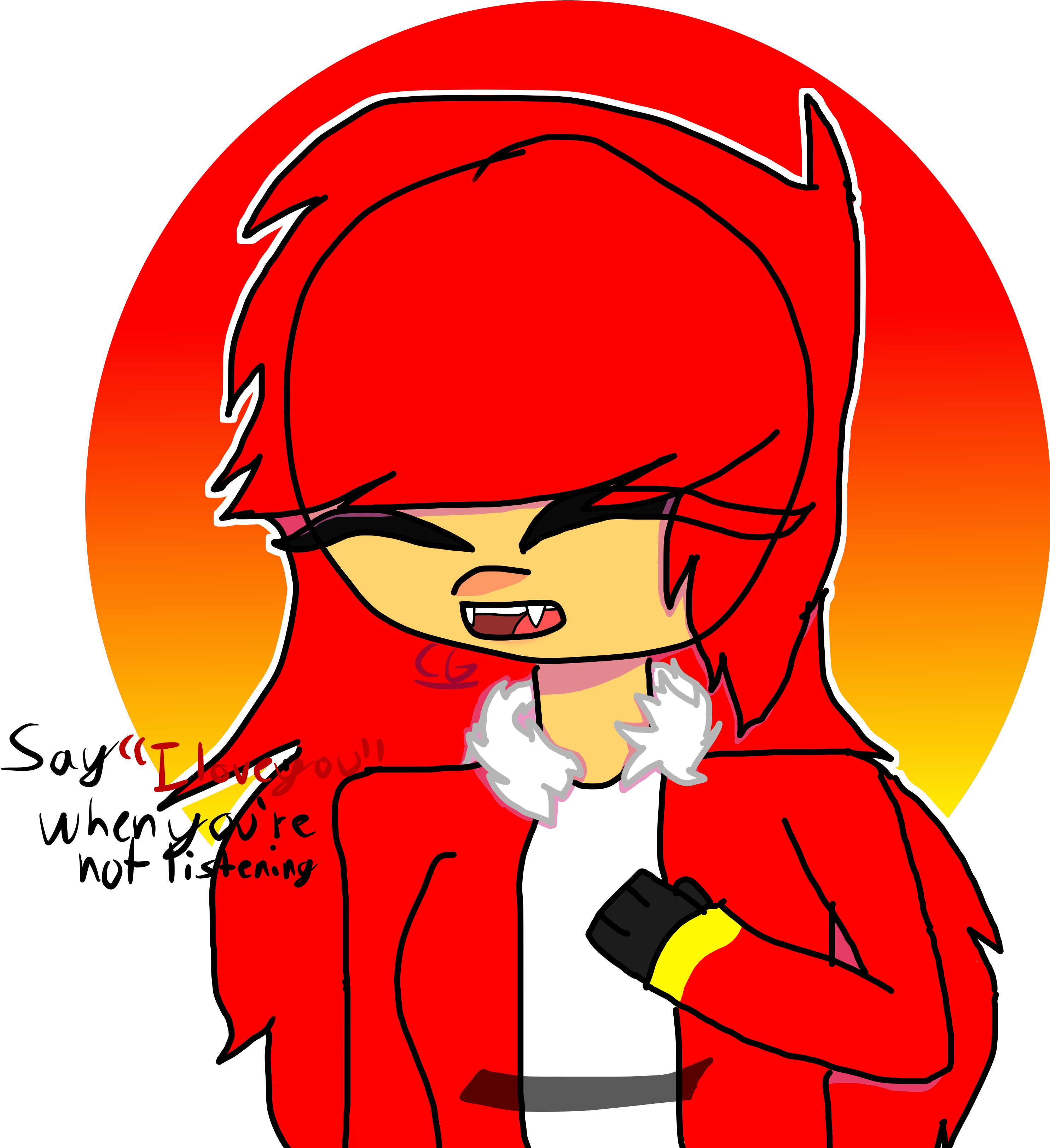 Say "i Love You" When You're Not Listening - Say "i Love You" When You're Not Listening (3000x3444)