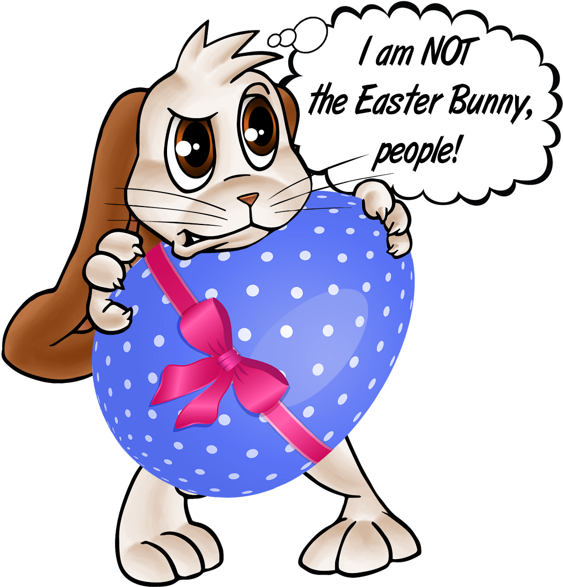 He Is Not The Easter Bunny That Means, Not Cuddly, - He Is Not The Easter Bunny That Means, Not Cuddly, (1275x1600)