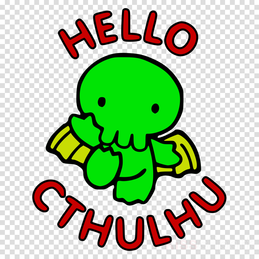 Hello Cthulhu Clipart Cthulhu Mythos Clip Art - Hello Cthulhu Clipart Cthulhu Mythos Clip Art (900x900)