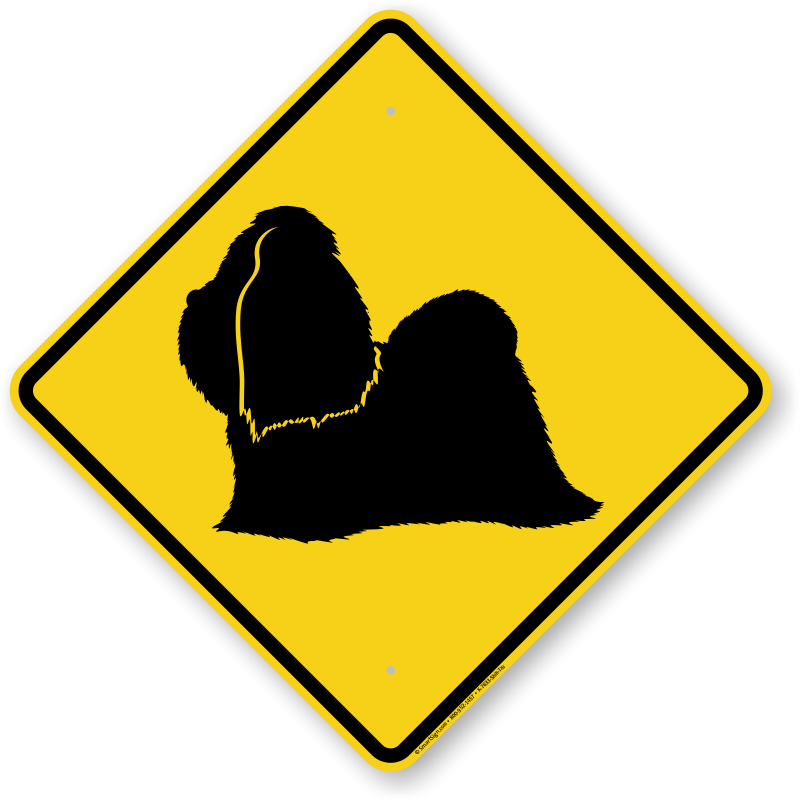 Shih-tzu Symbol Guard Dog Sign - Shih-tzu Symbol Guard Dog Sign (800x800)