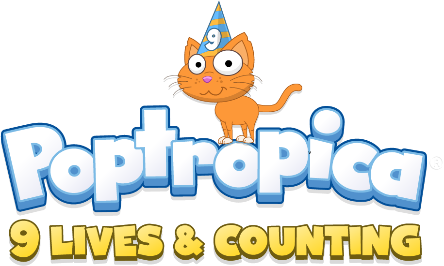 Poptropica's 9th Birthday Logo - Poptropica's 9th Birthday Logo (991x619)