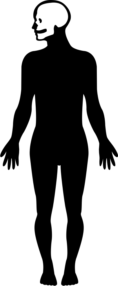 Human Body Silhouette With Focus On The Head Comments - Human Body Silhouette With Focus On The Head Comments (407x981)