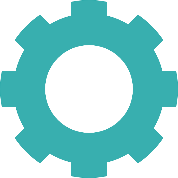 Gear Turquoise Cog Clip Art At Clker Com Vector Clip - Gear Turquoise Cog Clip Art At Clker Com Vector Clip (600x600)