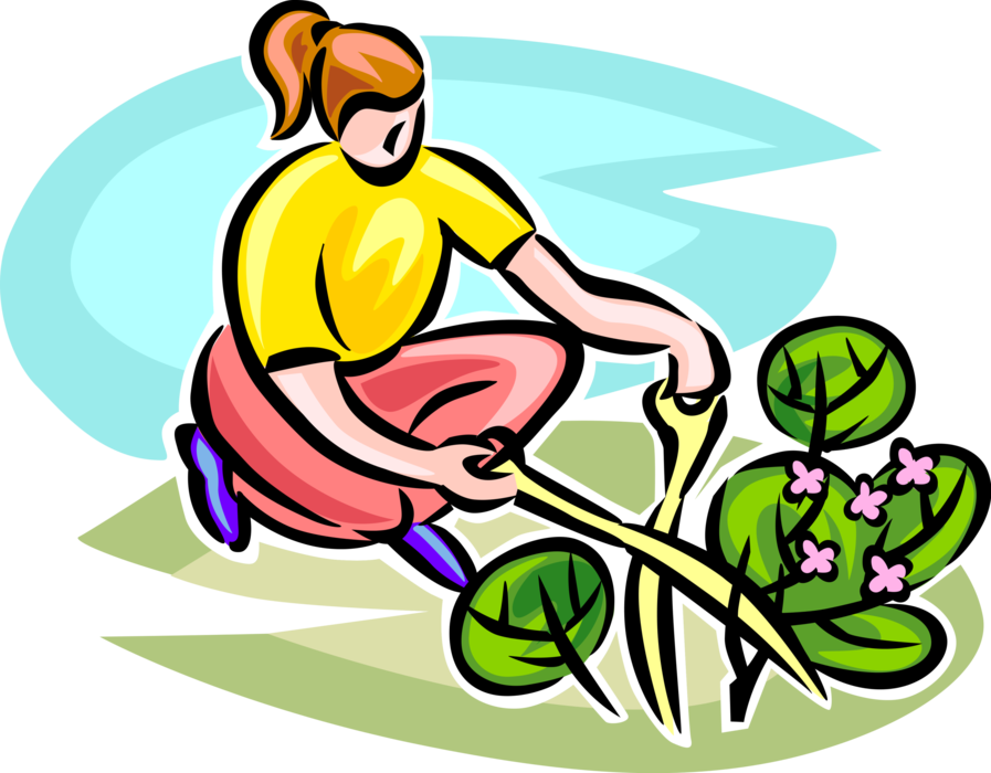 Gardener Clipart Garden Shears - Gardener Clipart Garden Shears (897x700)